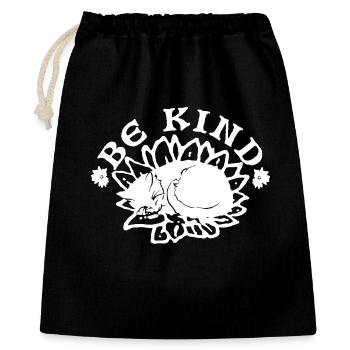 BE KIND - Gift Bag 40 x 50 cm - black - Front