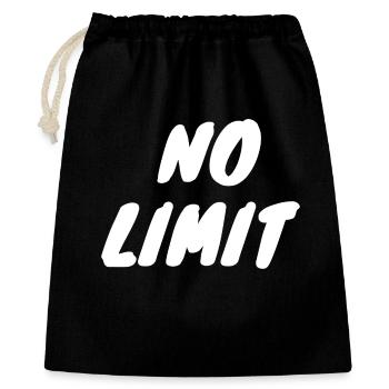 no limit - Sac cadeau 40 x 50 cm - noir - Devant