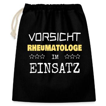 Vocation rheumatologist - Gift Bag 40 x 50 cm - black - Front