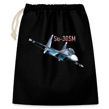 Su-30SM - Sac cadeau 40 x 50 cm - noir - Devant