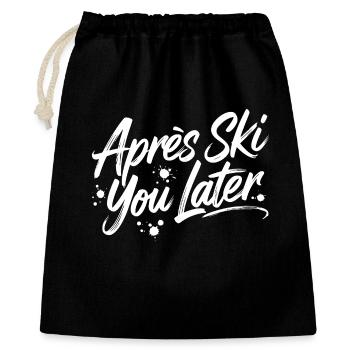 Après Ski you later - Gift Bag 40 x 50 cm - black - Front