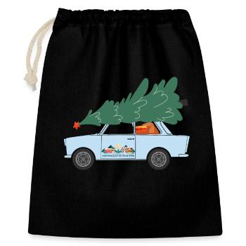 Noël à la maison (Édition Trabi) - Sac cadeau 40 x 50 cm - noir - Devant