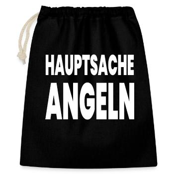 Pêche - Sac cadeau 40 x 50 cm - noir - Devant