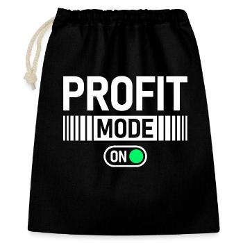 Mode profit sur Bourse Trader - Sac cadeau 40 x 50 cm - noir - Devant