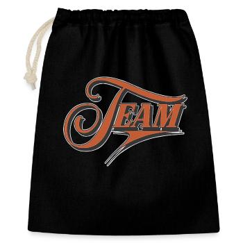 Équipe - Sac cadeau 40 x 50 cm - noir - Devant