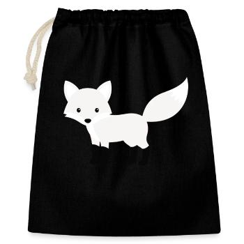 Cute Snow Polar Fox Minimalist Style - Gift Bag 40 x 50 cm - black - Front