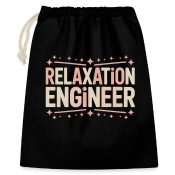 Expressions de masseuses Massage Cadeau drôle de masseur - Sac cadeau 40 x 50 cm - noir - Devant