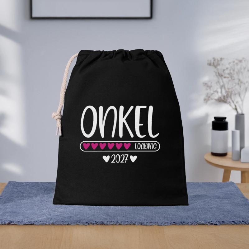 Uncle 2027 loading with hearts loading bar Gift Bag 40 x 50 cm