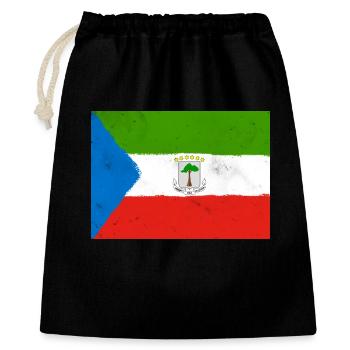 Flag of Equatorial Guinea – Tropical Identity - Gift Bag 40 x 50 cm - black - Front