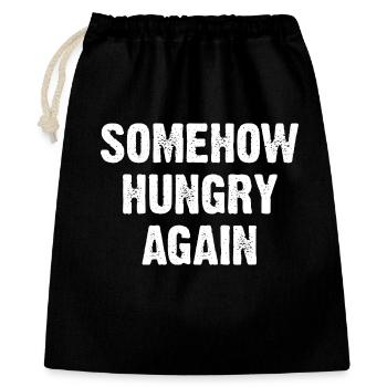 Somehow Hungry Again - Gift Bag 40 x 50 cm - black - Front