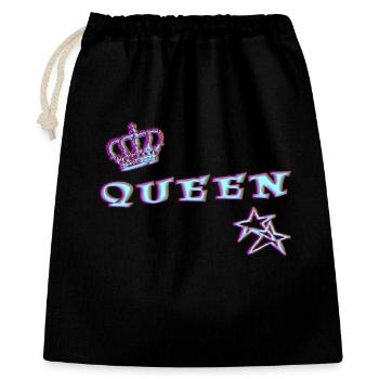 queen - Gift Bag 40 x 50 cm - black - Front