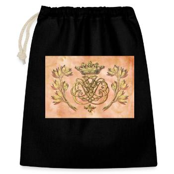 Bach seal / monogram / coat of arms / insignia - Gift Bag 40 x 50 cm - black - Front