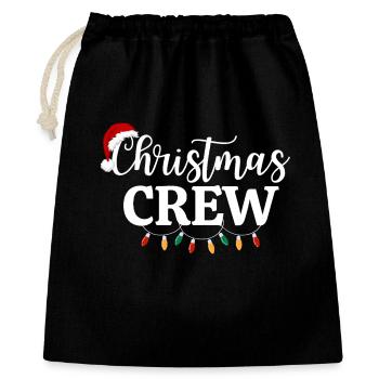 ÉQUIPAGE DE NOËL - Sac cadeau 40 x 50 cm - noir - Devant