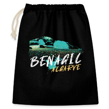 Benagil Cave in the Algarve, Portugal - Gift Bag 40 x 50 cm - black - Front