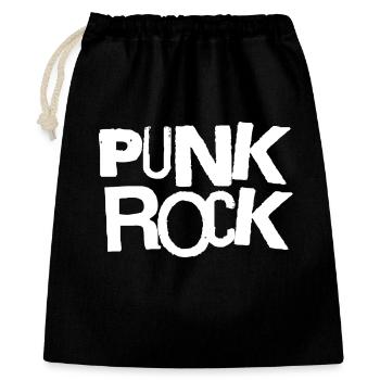 Punkrock Mutige Typografie - Geschenkbeutel aus Baumwolle (40 x 50 cm) - Schwarz - Vorne