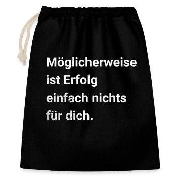 Maybe success is just not for you. - Gift Bag 40 x 50 cm - black - Front