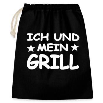 Griller - Sac cadeau 40 x 50 cm - noir - Devant