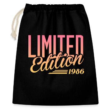 1986 Édition limitée - Sac cadeau 40 x 50 cm - noir - Devant