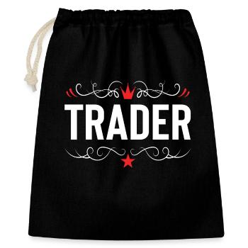 Trader Profession - Gift Bag 40 x 50 cm - black - Front
