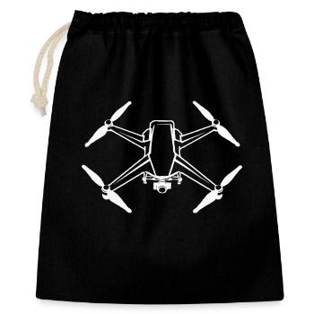 Drones pilotes de drones - Sac cadeau 40 x 50 cm - noir - Devant