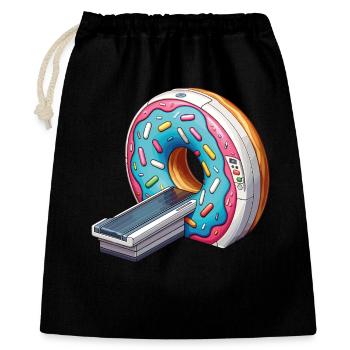 Manip Radio Scanner MRI Radiology Donut of truth - Gift Bag 40 x 50 cm - black - Front