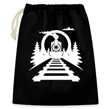Railroad - Gift Bag 40 x 50 cm - black - Front