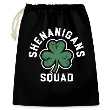 Shenanigans Squad Shamrock Tee - Gift Bag 40 x 50 cm - black - Front