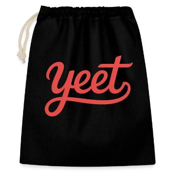 Yeet - Funny Gen Alpha Memes - Gift Bag 40 x 50 cm - black - Front