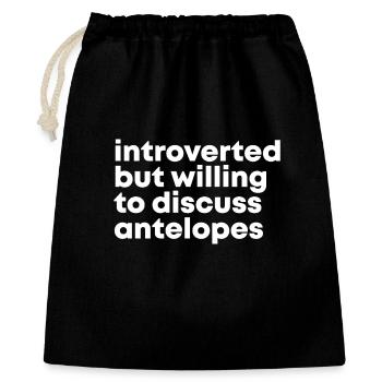 Antelope - Gift Bag 40 x 50 cm - black - Front