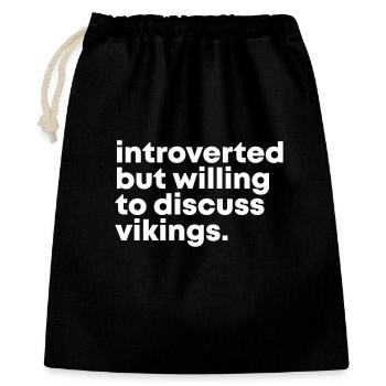 Viking - Sac cadeau 40 x 50 cm - noir - Devant