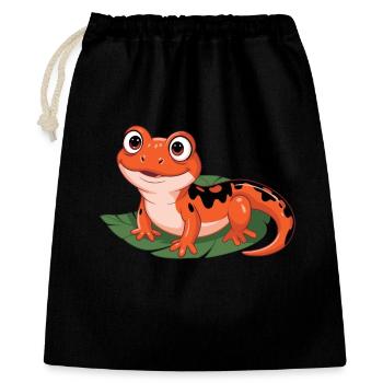 Fiery Leaf Salamander - Gift Bag 40 x 50 cm - black - Front