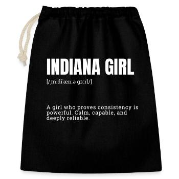 Indiana Girl : Déclaration de faute de frappe constante - Sac cadeau 40 x 50 cm - noir - Devant