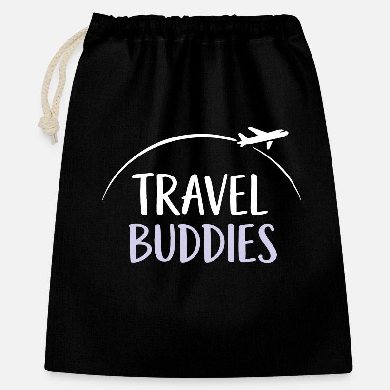 Compagnons de voyage - Sac cadeau 40 x 50 cm - noir