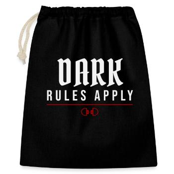 Dark Rules Apply – Alternative Lifestyle - Gift Bag 40 x 50 cm - black - Front