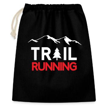 Trail Running - Sac cadeau 40 x 50 cm - noir - Devant
