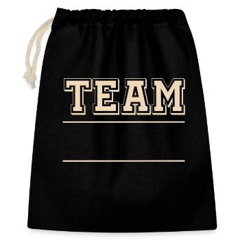Team - Gift Bag 40 x 50 cm - black - Front