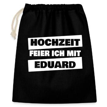 Bachelor Party Eduard - Gift Bag 40 x 50 cm - black - Front