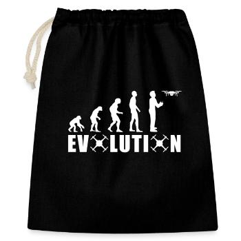 EVOLUTION DRONE Gift Ground Pilot Flying - Gift Bag 40 x 50 cm - black - Front