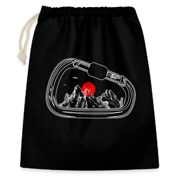 Alpine Crest Sunburst - Gift Bag 40 x 50 cm - black - Front