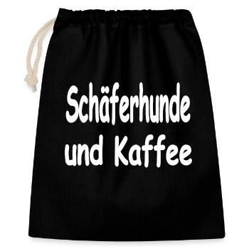 Chien de berger - Sac cadeau 40 x 50 cm - noir - Devant