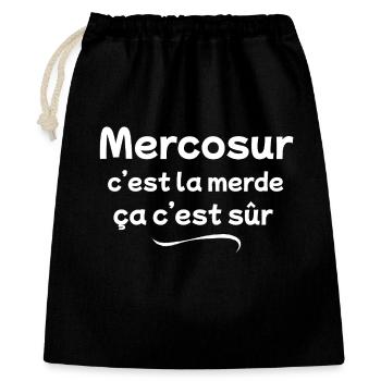 Mercosur, farmer, cattle breeder - Gift Bag 40 x 50 cm - black - Front