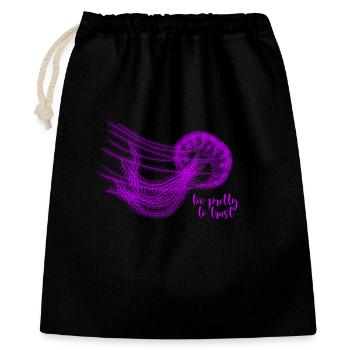 Jellyfish - too pretty to trust - Gift Bag 40 x 50 cm - black - Front
