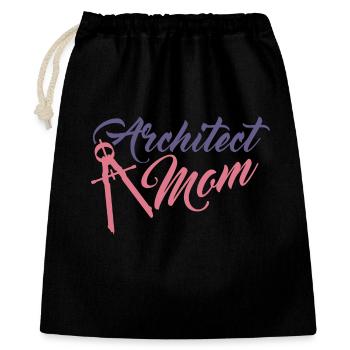 Funny Architect Mom - Gift Bag 40 x 50 cm - black - Front