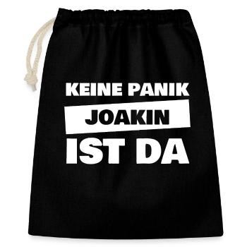 Joakin comme prénom - Sac cadeau 40 x 50 cm - noir - Devant