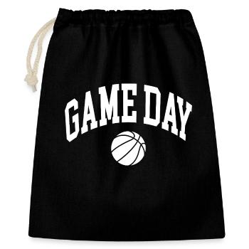 Game Day Basketball Fan - Gift Bag 40 x 50 cm - black - Front