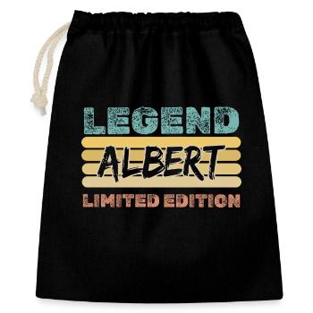 Dire Albert - Sac cadeau 40 x 50 cm - noir - Devant