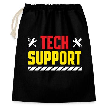 Tech Support Crew Tool Repair Service - Gift Bag 40 x 50 cm - black - Front