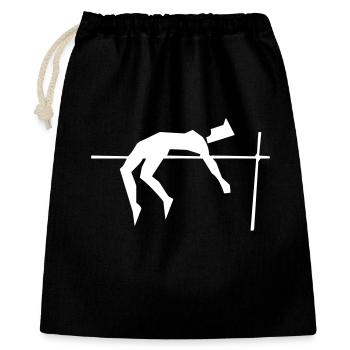 High jump - design - Gift Bag 40 x 50 cm - black - Front