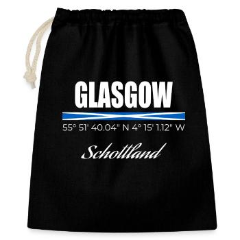 Glasgow - Sac cadeau 40 x 50 cm - noir - Devant
