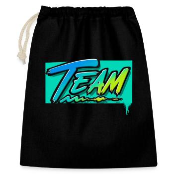 Équipe - Sac cadeau 40 x 50 cm - noir - Devant